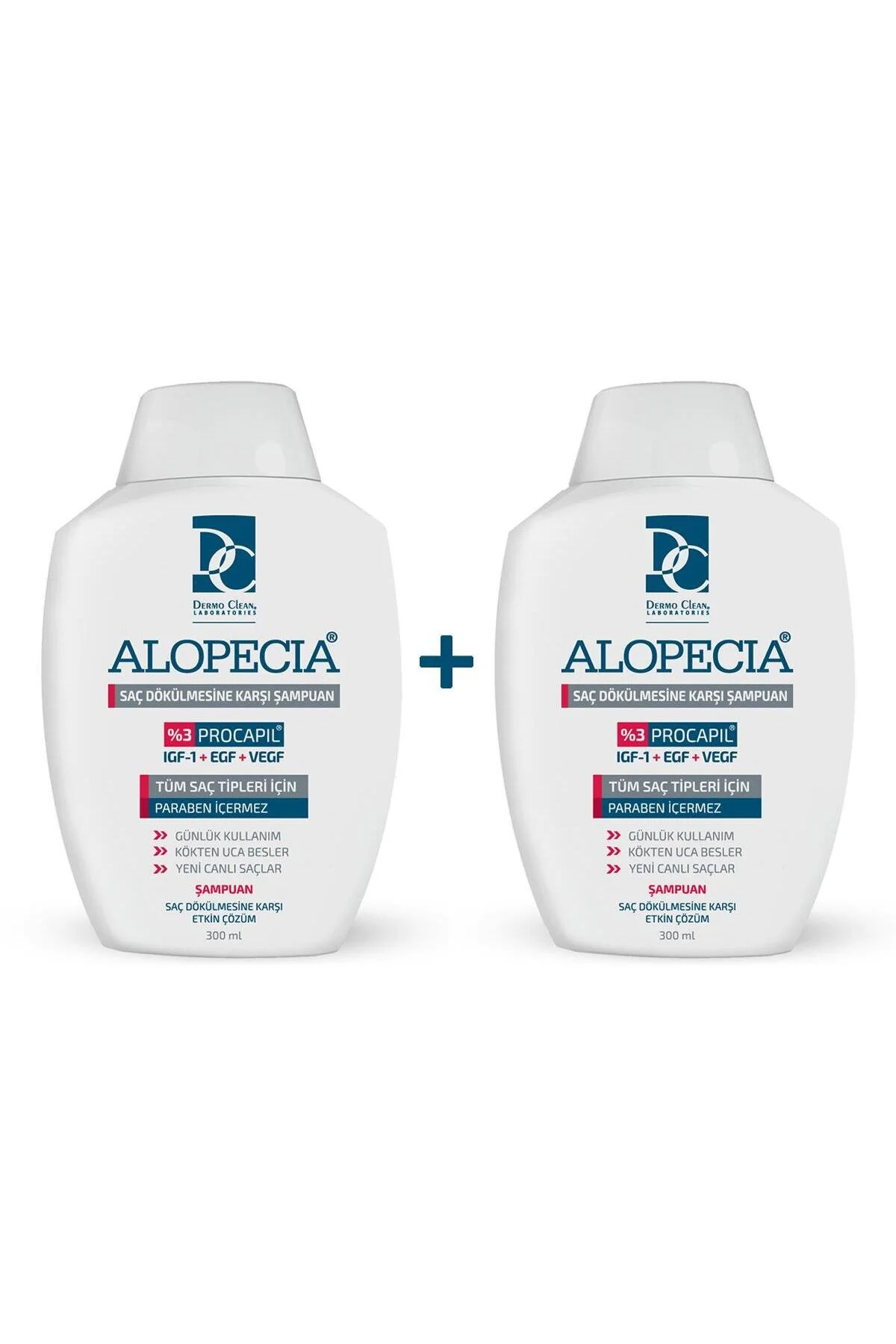 Alopecia Procapil Ve Igf Içerikli Saç Dökülmesine Karşı Şampuan 300 ml X 2 Adet