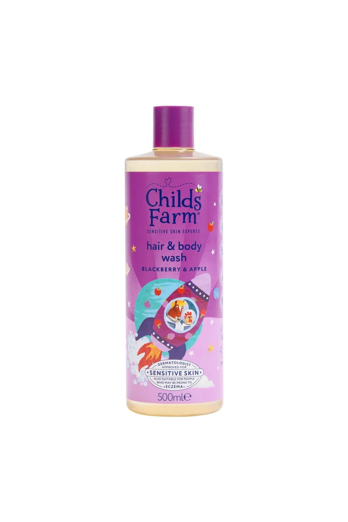 Childs Farm Böğürtlen ve Organik Elma Özlü Çocuk Saç ve Vücut Şampuanı 500ml