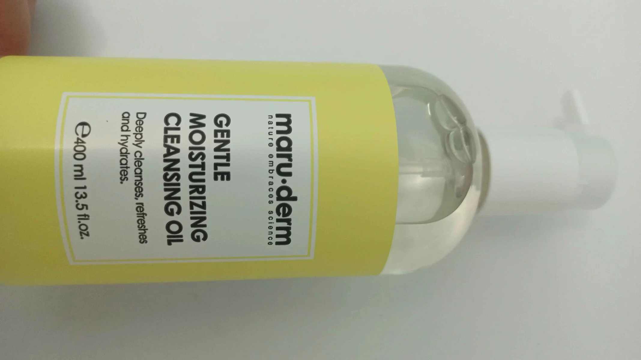 Maru.Derm Yağ Bazlı Temizleyici 400 ML - Yüz Ve Vücut Için Temizleme Yağı