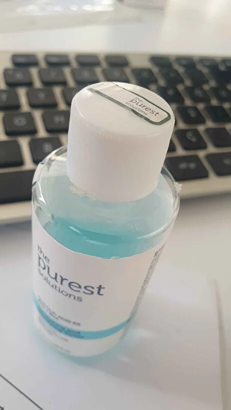 The Purest Solutions Gözenek Sıkılaştırıcı Glikolik Asit Tonik Cilt Bakım Seti: 200 ml Mavi Tonik + 50 ml Tanışma Boy