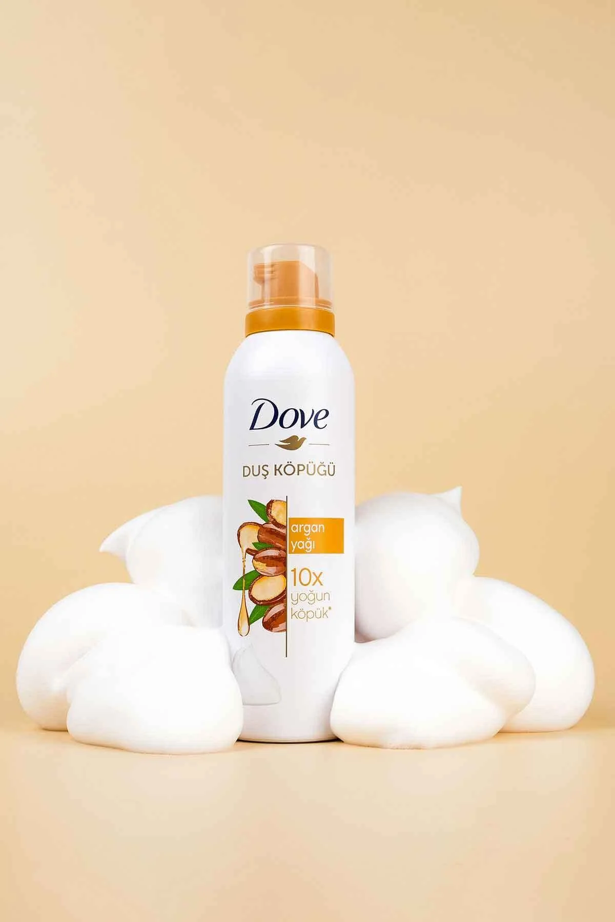 Dove Köpük Duş Jeli Argan Yağı 10 Kat Daha Yoğun Köpüğe Sahip Kremsi Formül 200 ml 1 Adet