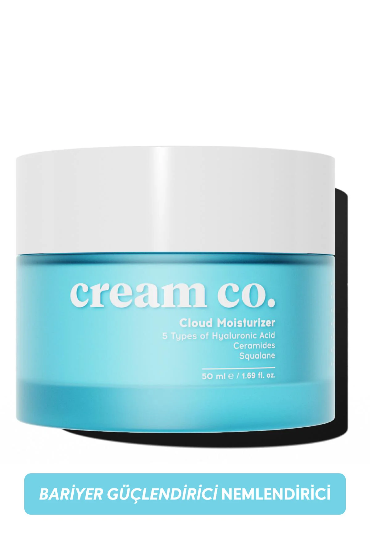 Cream Co. Su Bazlı Bariyer Onarıcı Cloud Moisturizer Yatıştırıcı Nemlendirici Yüz Kremi 50 ML Tüm Cilt Tipleri